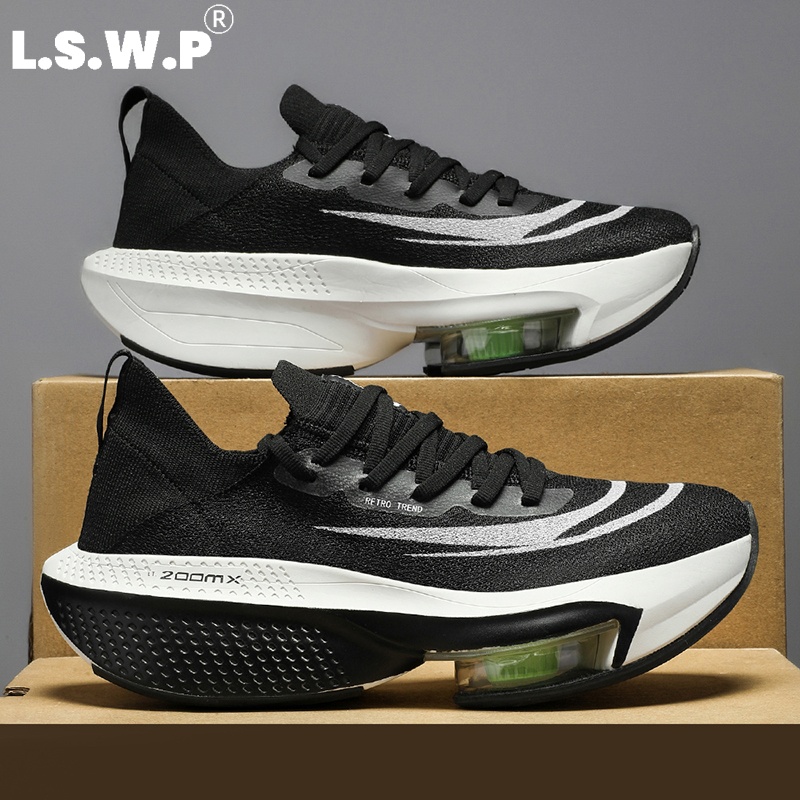 Carbon Plate Marathon Racing Shoes - Tênis esportivos casuais masculinos, tênis de
