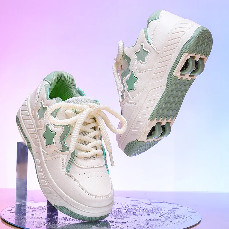 Running Shoes - Tênis de Patins Infantis para Meninos