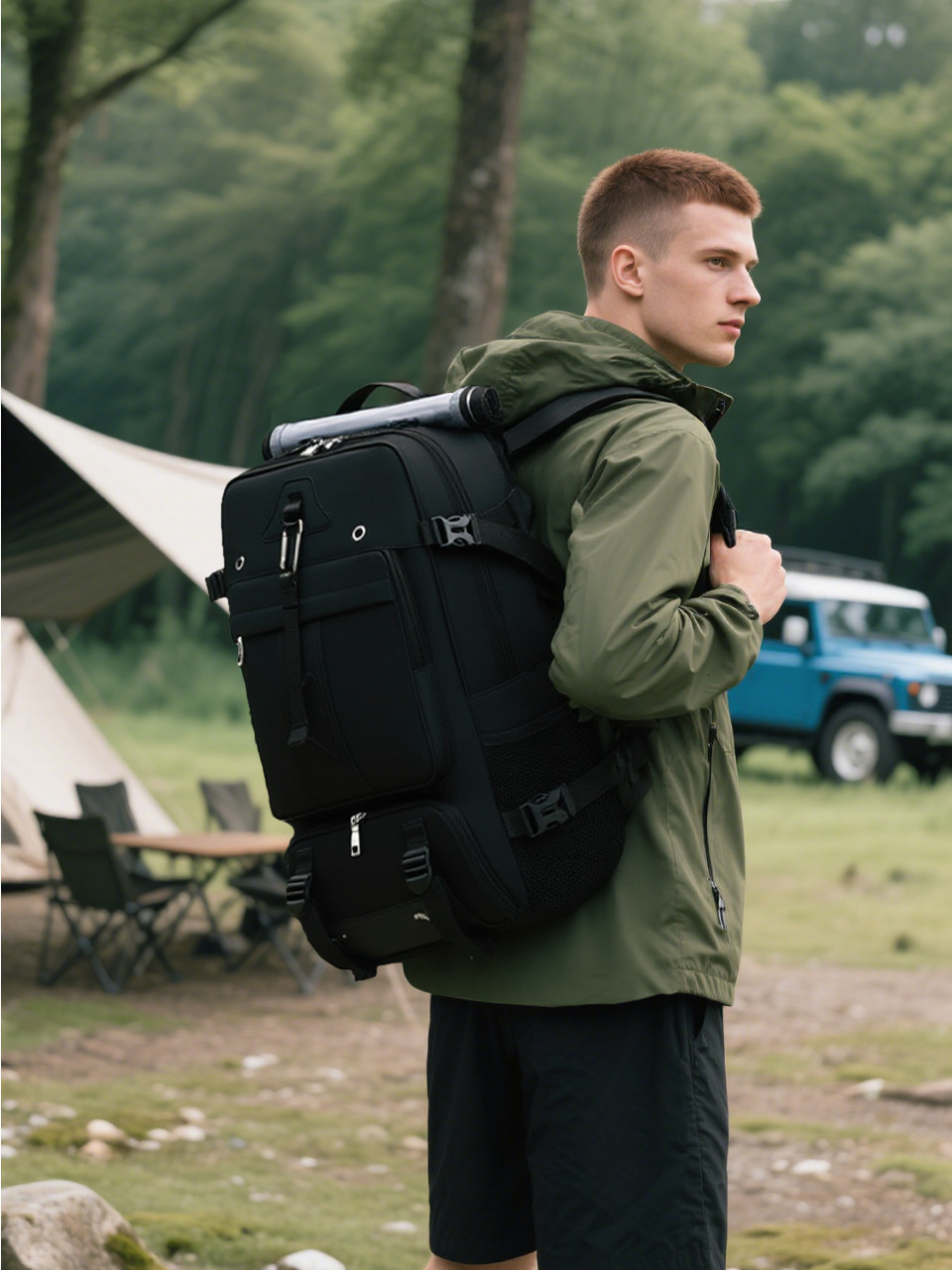 Men'S Shoes - Mochila de viagem grande, com capacidade