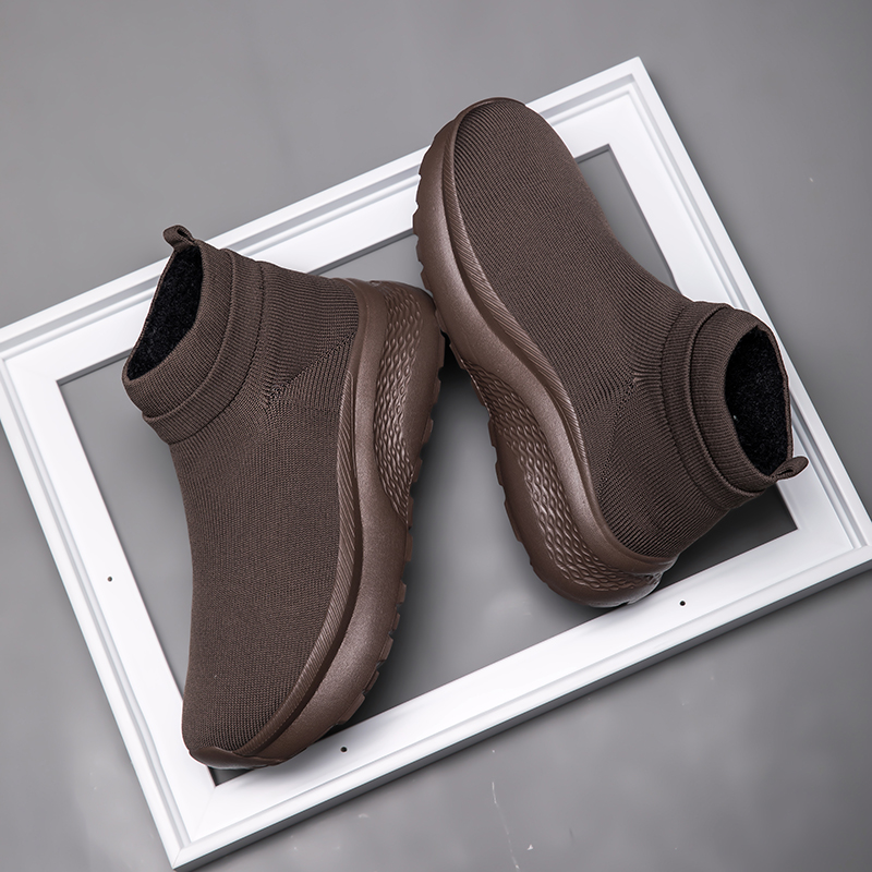 Sapatos de meia de cano alto c - Breathable Mesh Athletic Shoes avaliação e preço