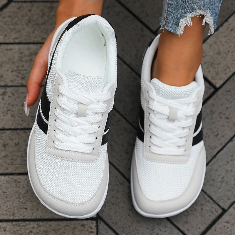 Novo dedo do pé largo sapatos  - Wide Toe Box Running Sneakers avaliação e preço