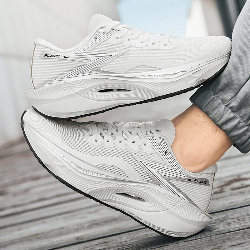 Tênis de Corrida com Placa de  - Breathable Mesh Athletic Shoes avaliação e preço