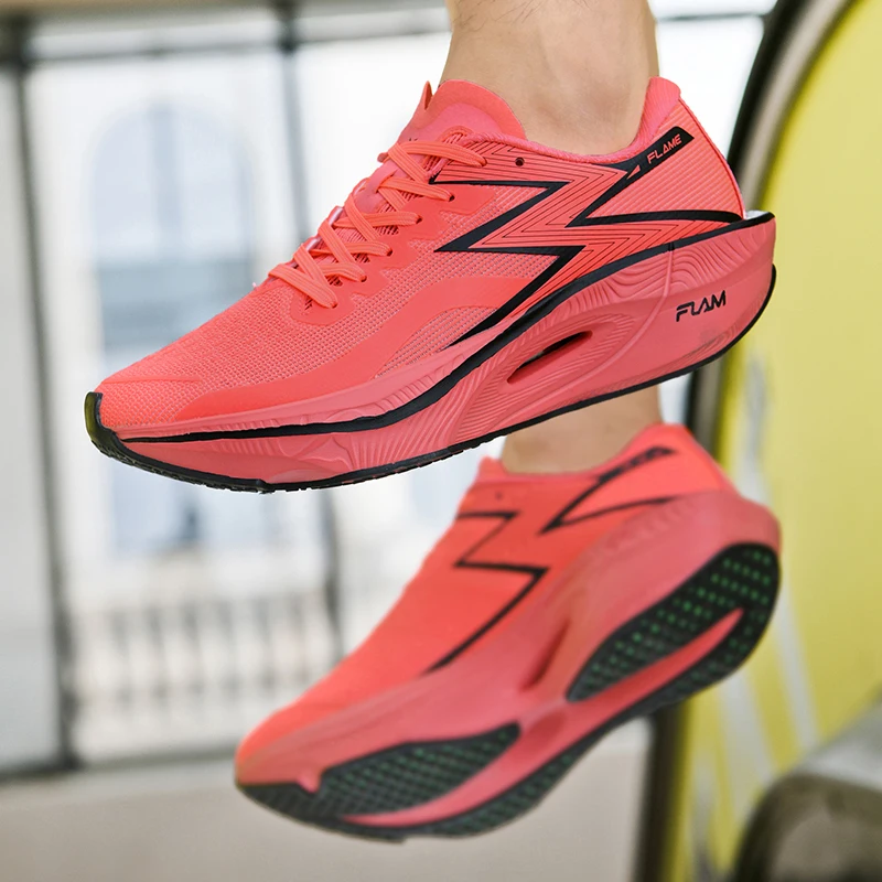 Tênis de Corrida com Placa de  - Breathable Mesh Athletic Shoes avaliação e preço