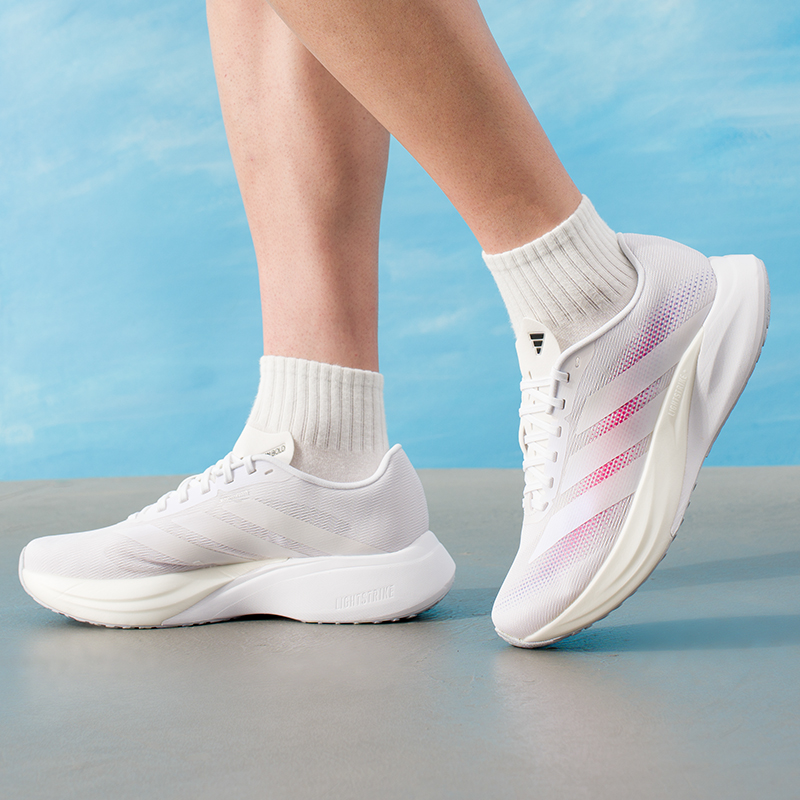 Tênis Adidas para homens e mul - Lightweight Road Running Shoes avaliação e preço