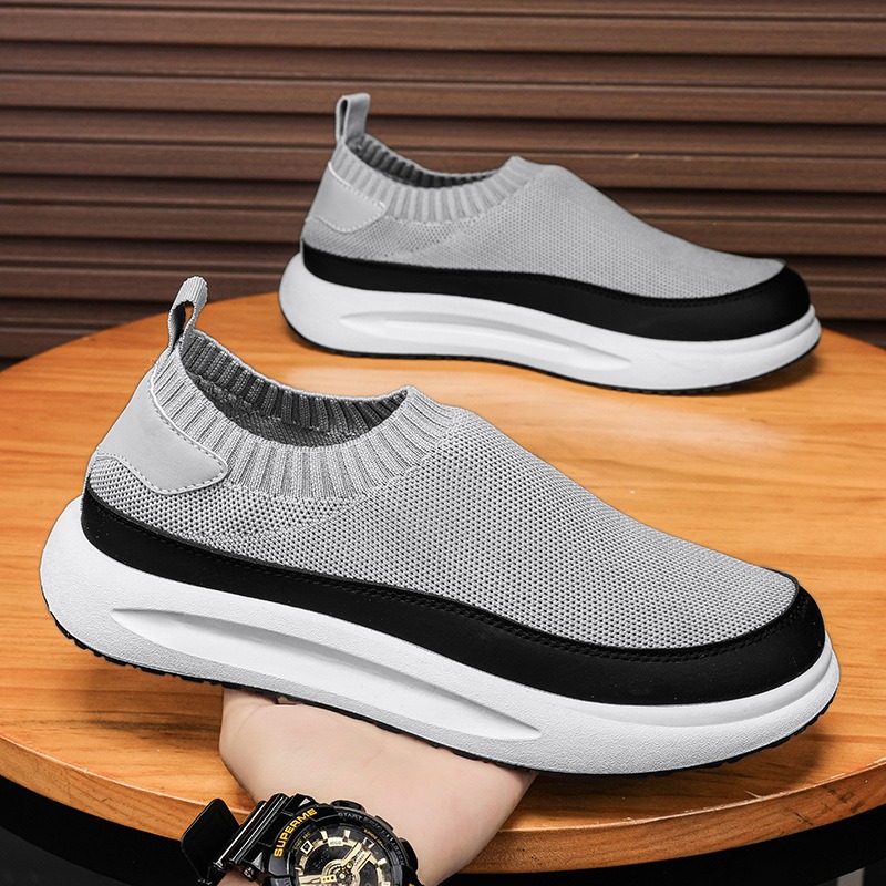 2025 novos sapatos masculinos  - Breathable Mesh Athletic Shoes avaliação e preço